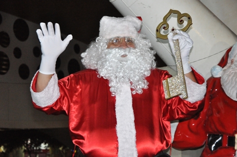 Papai Noel chega nesta quarta-feira ao comércio de Votuporanga